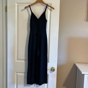 Black Hollister Wide Leg Spaghetti Strap Jumpsuit
